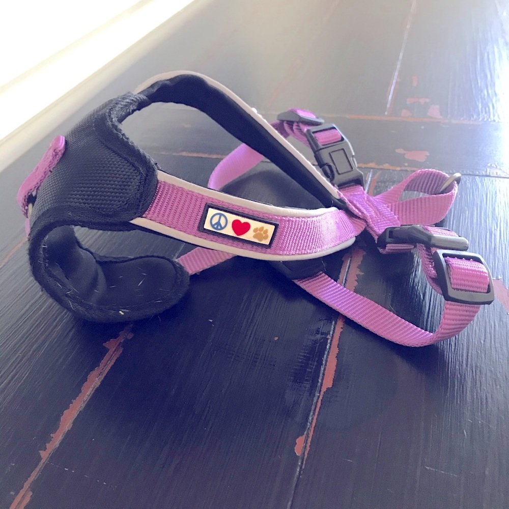 Pawtitas Nylon Reflective Back Clip Dog Harness